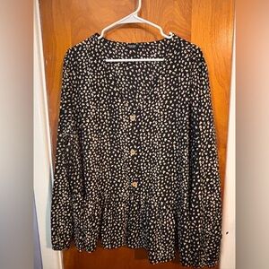 Black and White Women's Top